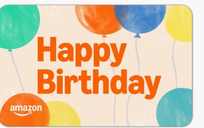 Amazon $200 Happy Birthday gift card